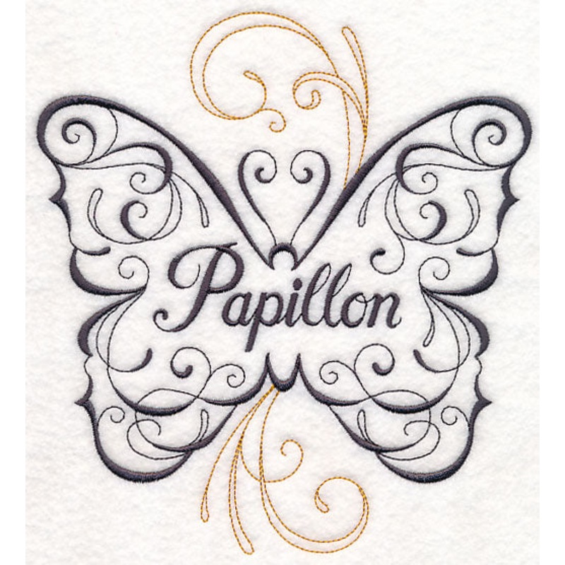 Elegant Papillon and Butterfly