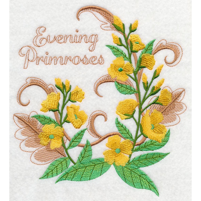 Evening Primroses with Flourish