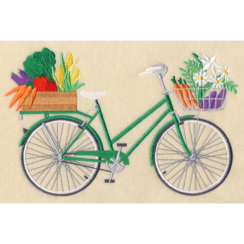 Fresh Vegetables Bicycle|5.46″ x 8.48″ / 138.7mm x 215.48mm|5.02″ x 7.79″ / 127.43mm x 197.88mm|4.53″ x 7.03″ / 114.97mm x 178.51mm|3.88″ x 6.01″ / 98.45mm x 152.72mm|All Sizes