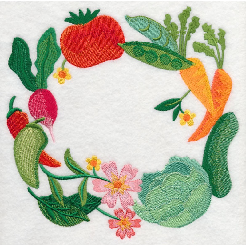 Fresh Vegetables in Watercolor