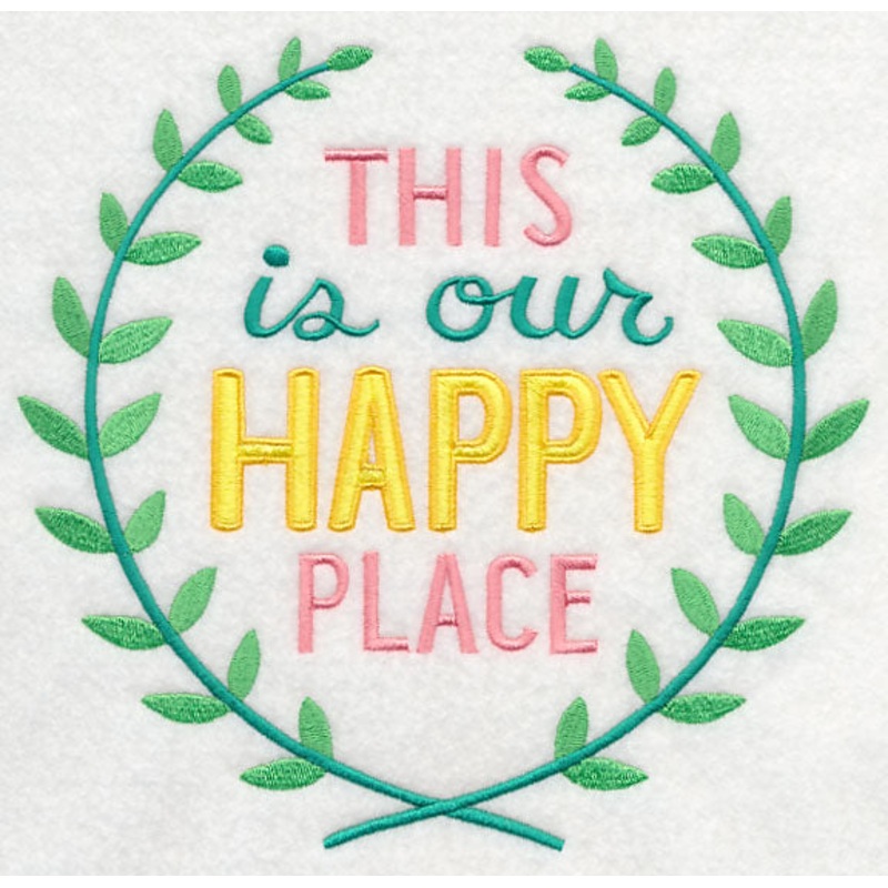 This Is Our Happy Place Wreath