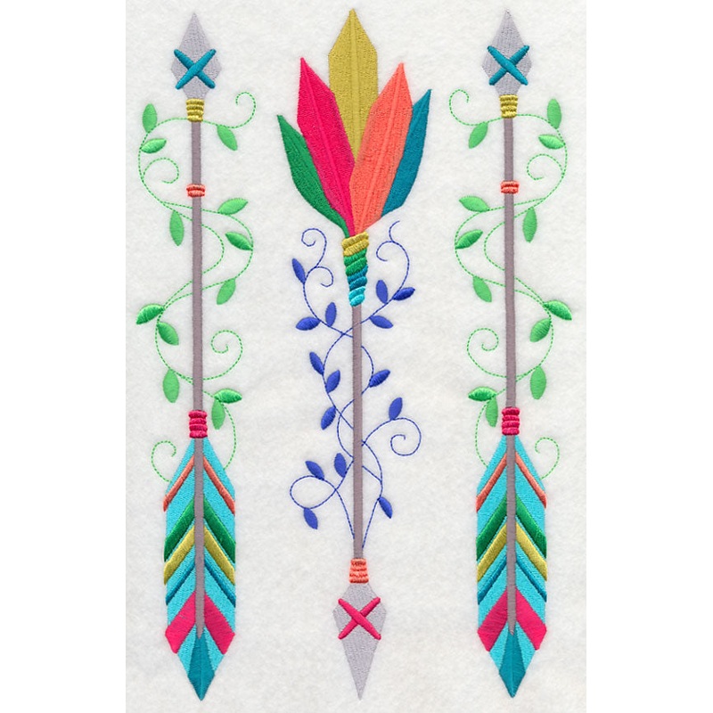 Be Wild Arrow Trio|10.8″ x 6.9″ / 274.28mm x 175.16mm|9.16″ x 5.85″ / 232.71mm x 148.59mm|7.81″ x 4.99″ / 198.37mm x 126.63mm|6.84″ x 4.37″ / 173.75mm x 110.9mm|3.87″ x 2.46″ / 98.18mm x 62.5mm|All Sizes