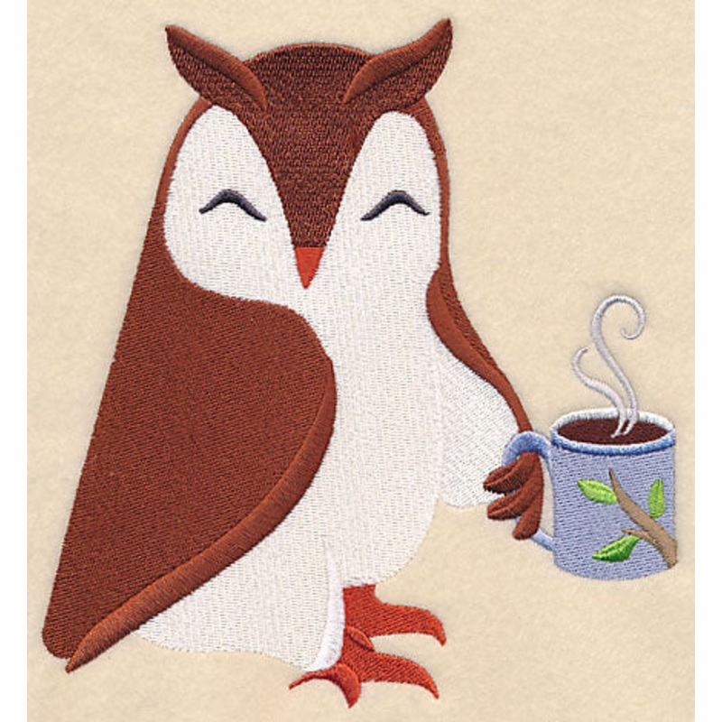 Coffee Shop Owl|6.26″ x 5.86″ / 159.08mm x 148.72mm|5.18″ x 4.84″ / 131.52mm x 122.94mm|3.89″ x 3.64″ / 98.91mm x 92.47mm|All Sizes