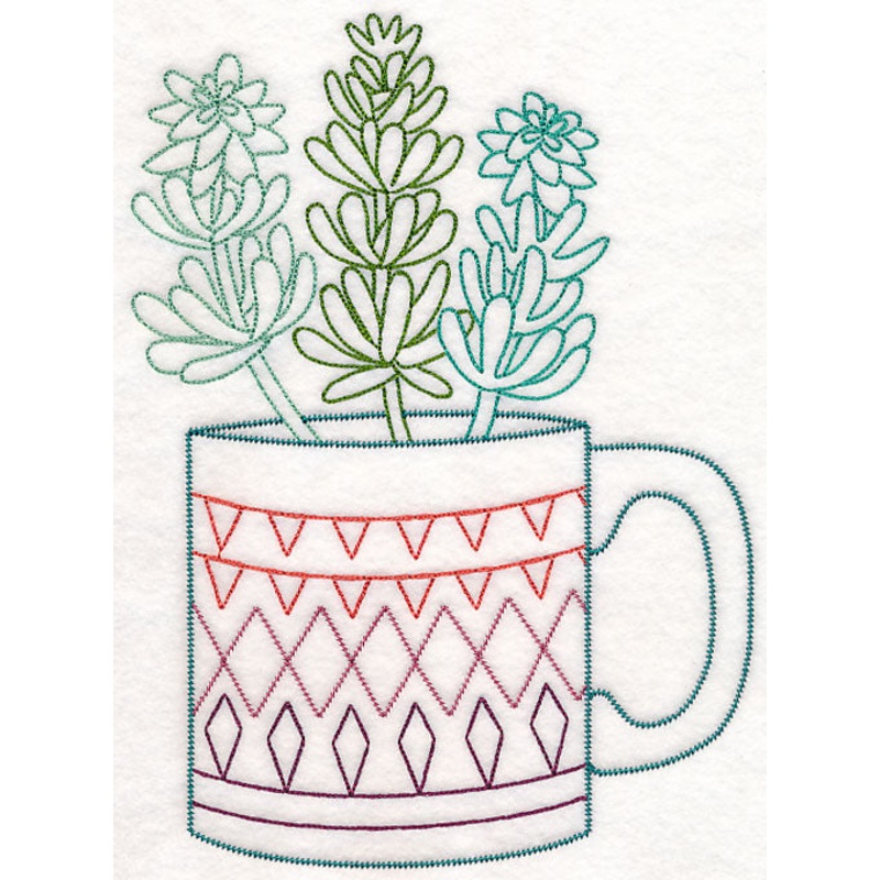 Cup o’ Succulent – Sedum (Vintage)
