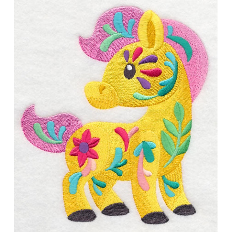 Flower Power Baby Horse|6.63″ x 5.69″ / 168.28mm x 144.54mm|5.49″ x 4.71″ / 139.32mm x 119.68mm|3.86″ x 3.31″ / 98.02mm x 84.06mm|All Sizes