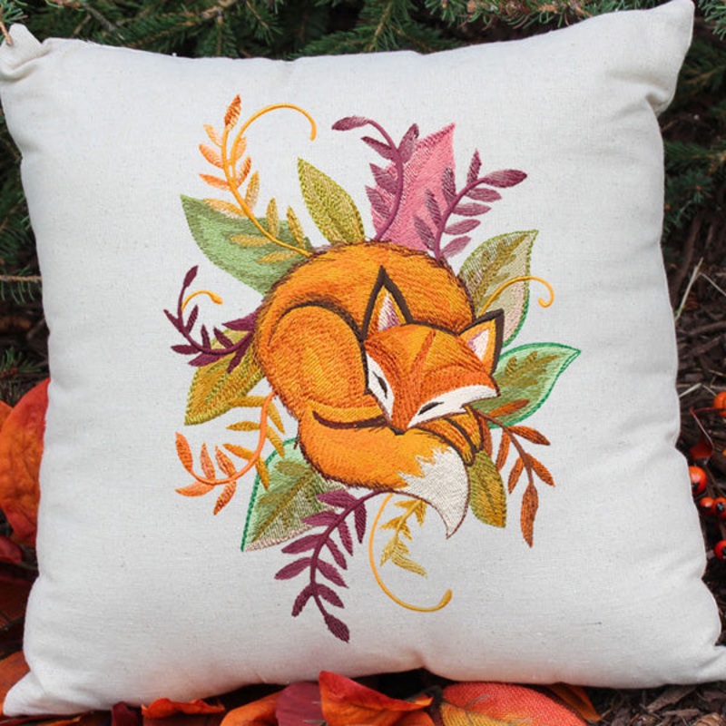 Fox and Leaves in Watercolor|9.06″ x 6.87″ / 230.03mm x 174.54mm|7.77″ x 5.89″ / 197.28mm x 149.71mm|6.38″ x 4.84″ / 162.04mm x 122.95mm|All Sizes