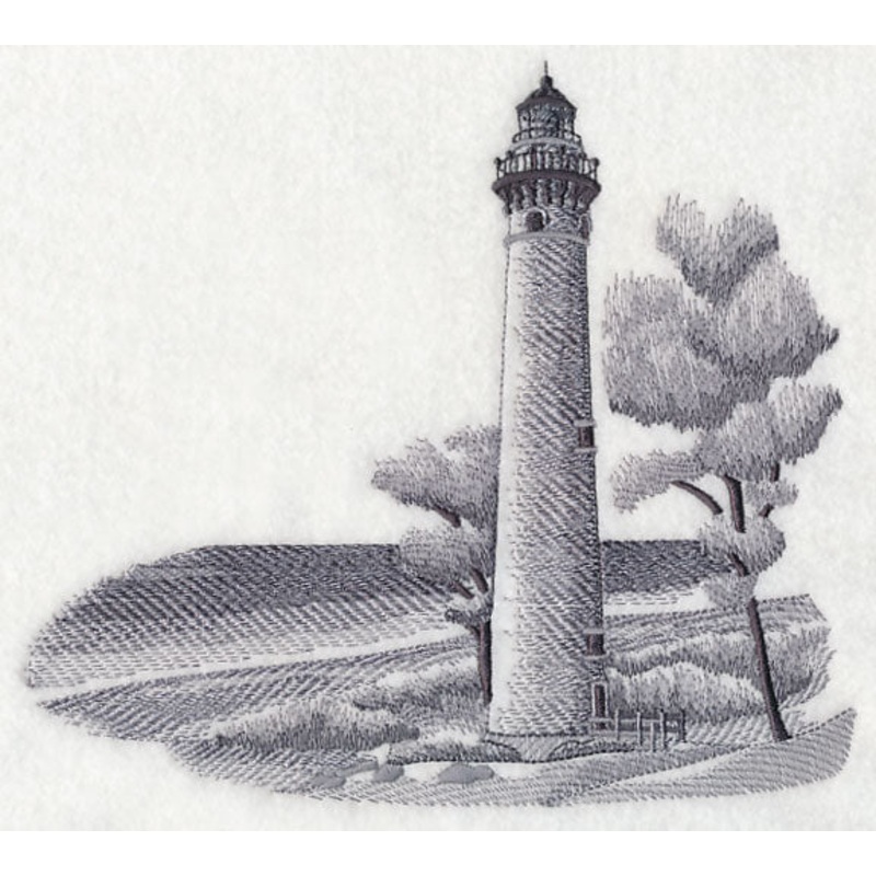 Little Sable Point Lighthouse Sketch (Michigan)