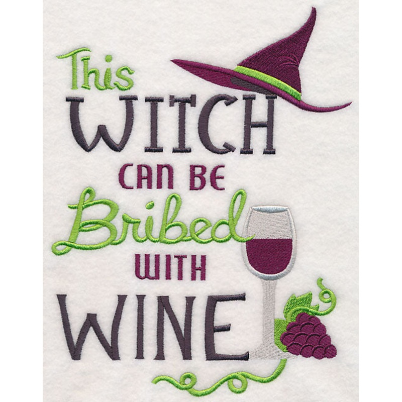 This Witch Can Be Bribed With Wine
