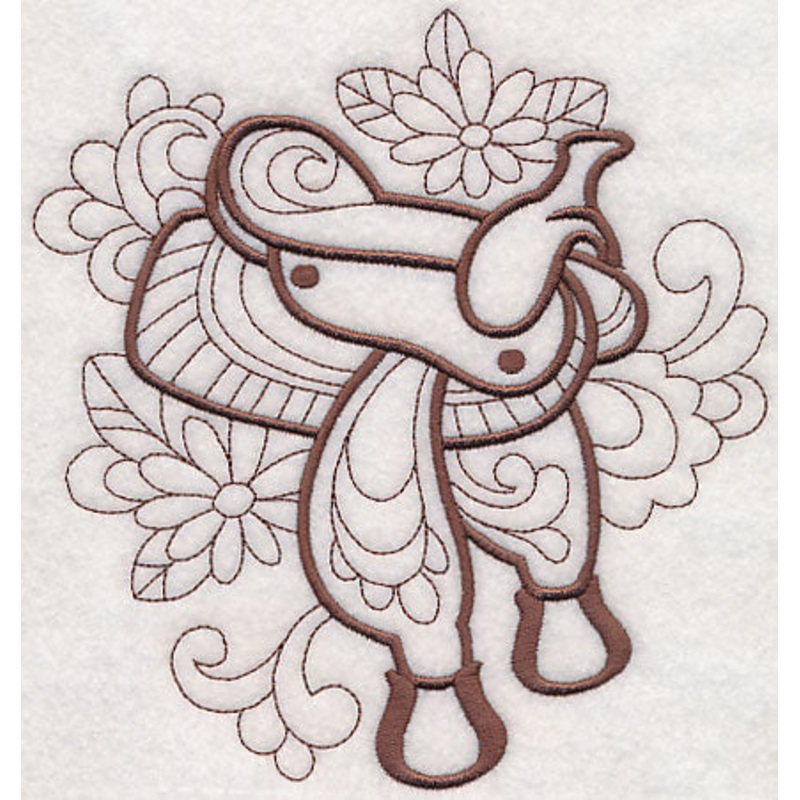 Doodle Saddle|6.18″ x 5.85″ / 156.89mm x 148.47mm|5.12″ x 4.85″ / 130.1mm x 123.08mm|3.86″ x 3.64″ / 98.1mm x 92.58mm|3.01″ x 2.84″ / 76.56mm x 72.16mm|All Sizes