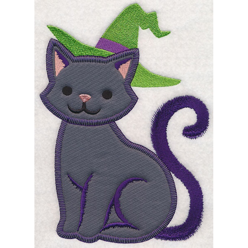 Bewitching Black Cat (Heirloom Applique)