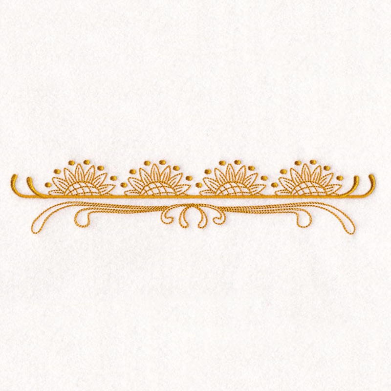 Boho Sunflower Border|2.24″ x 10.93″ / 56.8mm x 277.64mm|1.92″ x 9.41″ / 48.77mm x 239.08mm|1.59″ x 7.79″ / 40.47mm x 197.93mm|1.4″ x 6.87″ / 35.63mm x 174.49mm|All Sizes