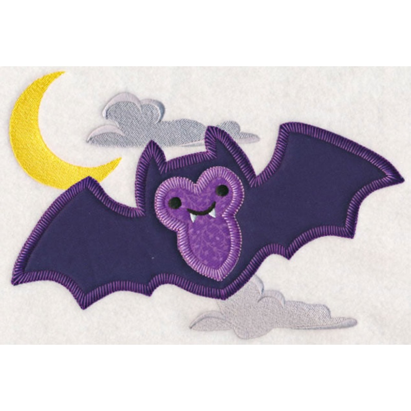 Boo Crew Bat (Heirloom Applique)