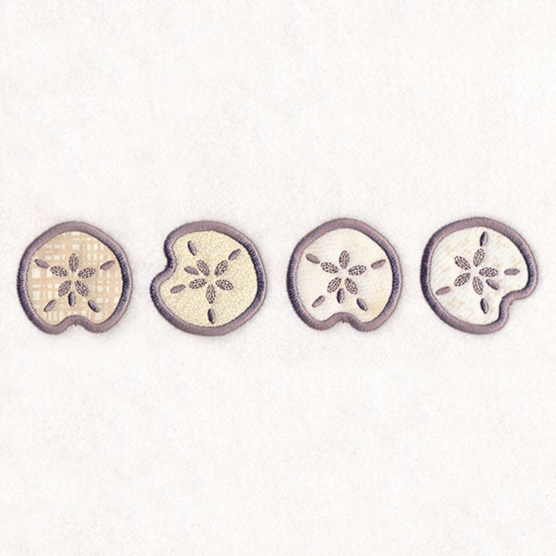 By the Sea Border – Sand Dollar (Applique)