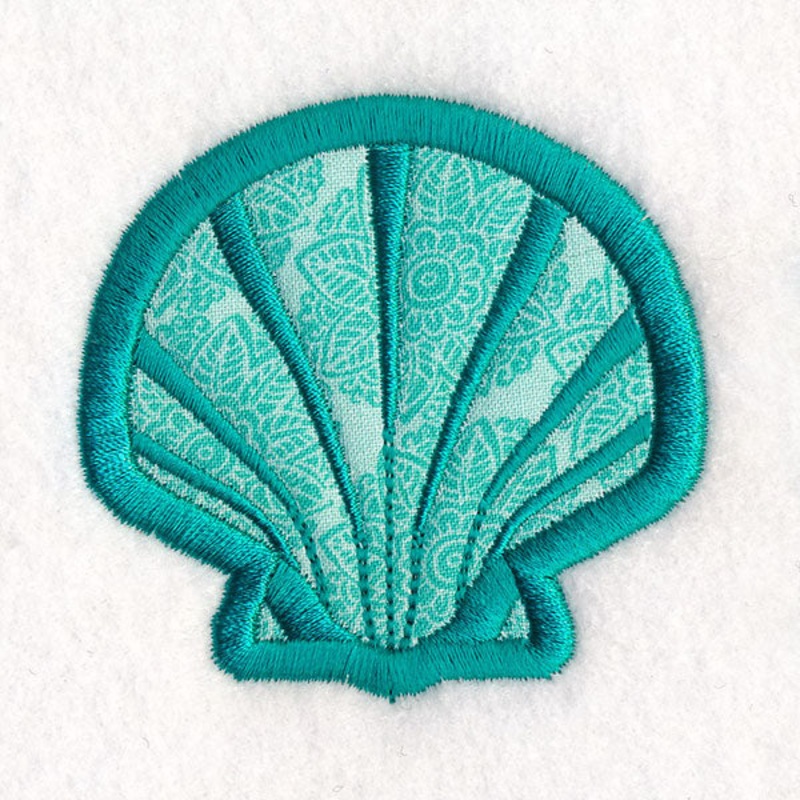 By the Sea Border – Seashell 1 (Applique)