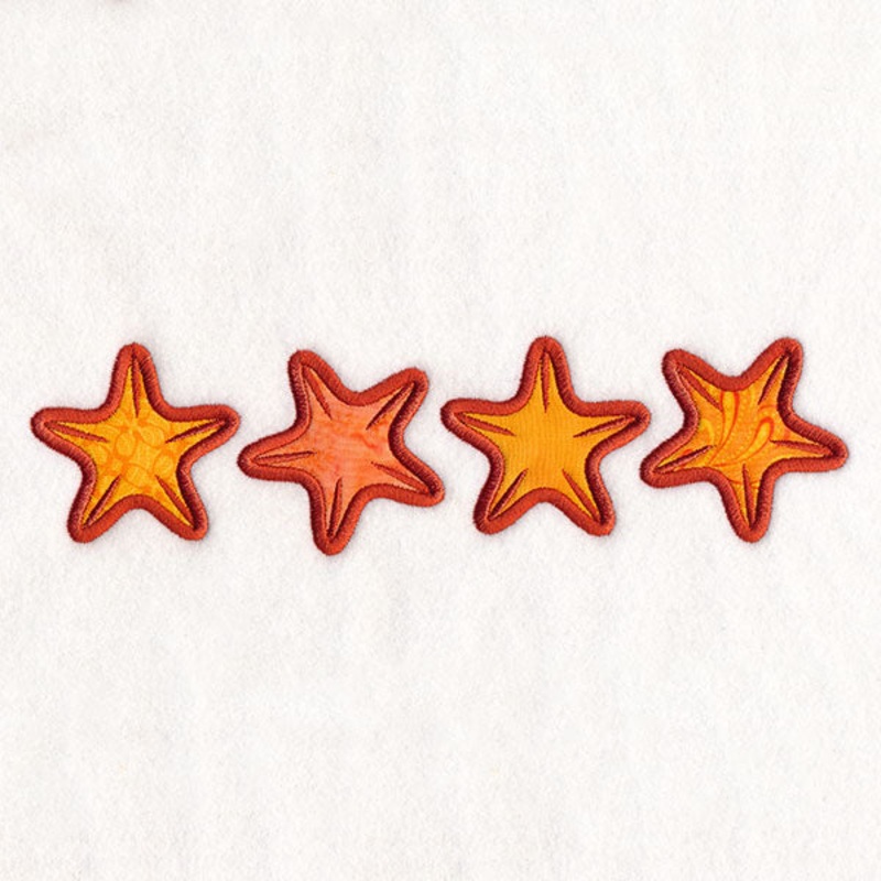 By the Sea Border – Starfish (Applique)