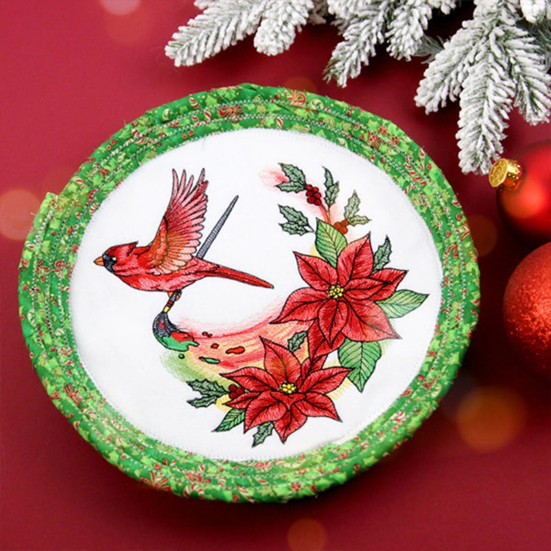 Christmas Cheer Painting Cardinal