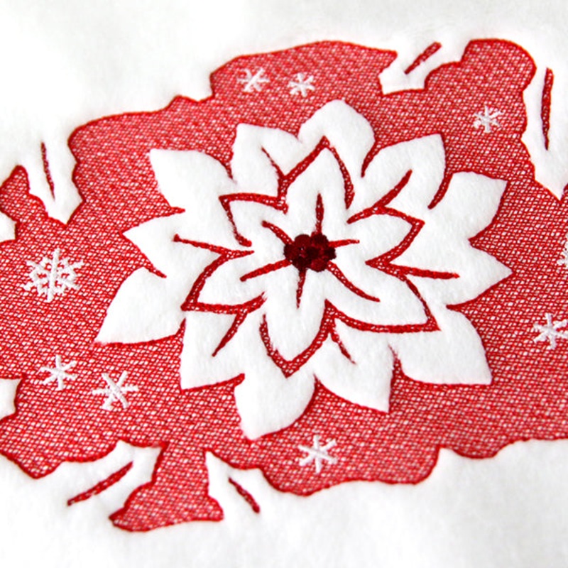 Classic Christmas – Poinsettia (Embossed)