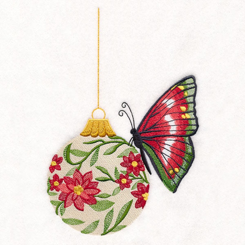 Deck The Halls Butterfly|10.19″ x 6.86″ / 258.9mm x 174.33mm|8.7″ x 5.86″ / 221.04mm x 148.93mm|7.8″ x 5.26″ / 198.15mm x 133.54mm|6.85″ x 4.62″ / 174.03mm x 117.32mm|All Sizes