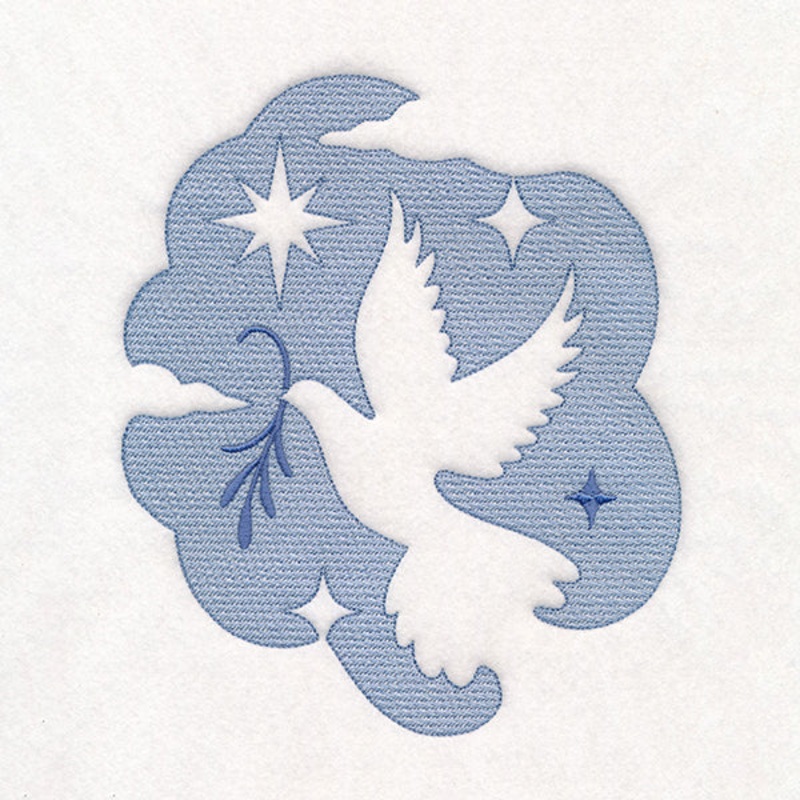Faithful Christmas – Dove (Embossed)