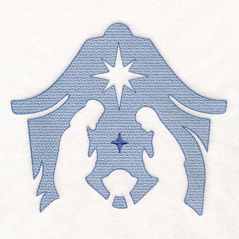 Faithful Christmas – Holy Family (Embossed)