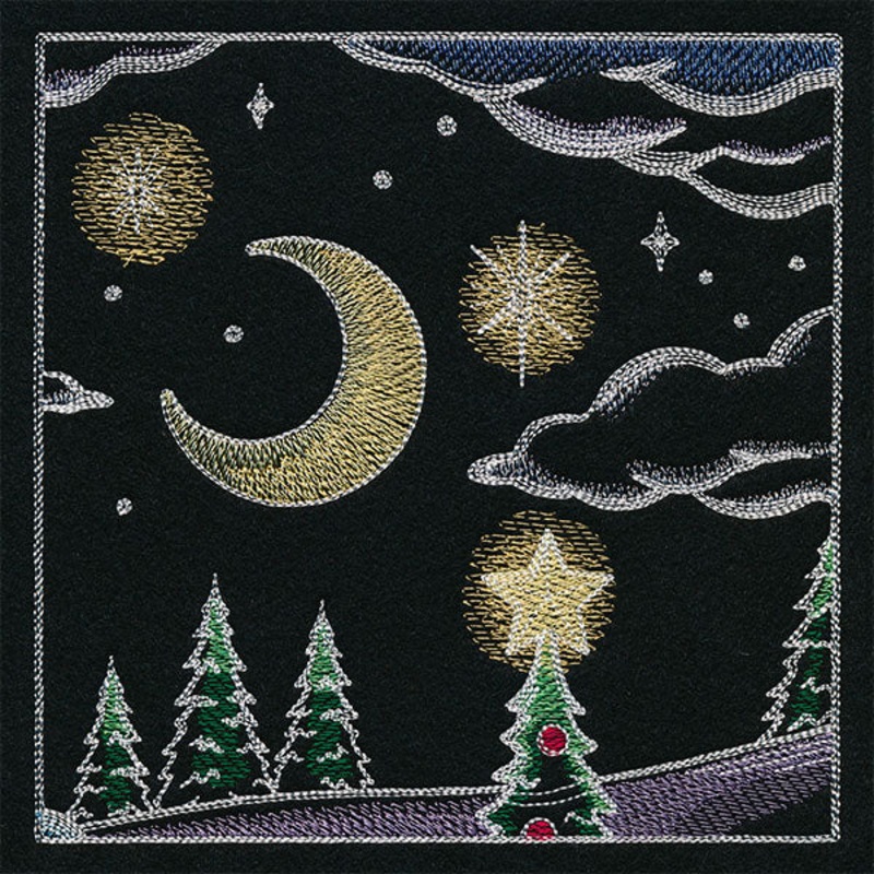 Sweet Christmas Gingerbread Scene Panel 2