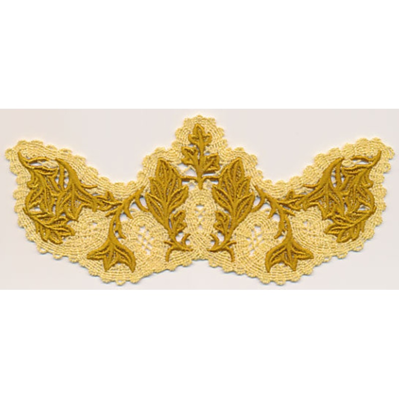 Flourishing Leaf Spray (Battenburg Lace with Rayon)