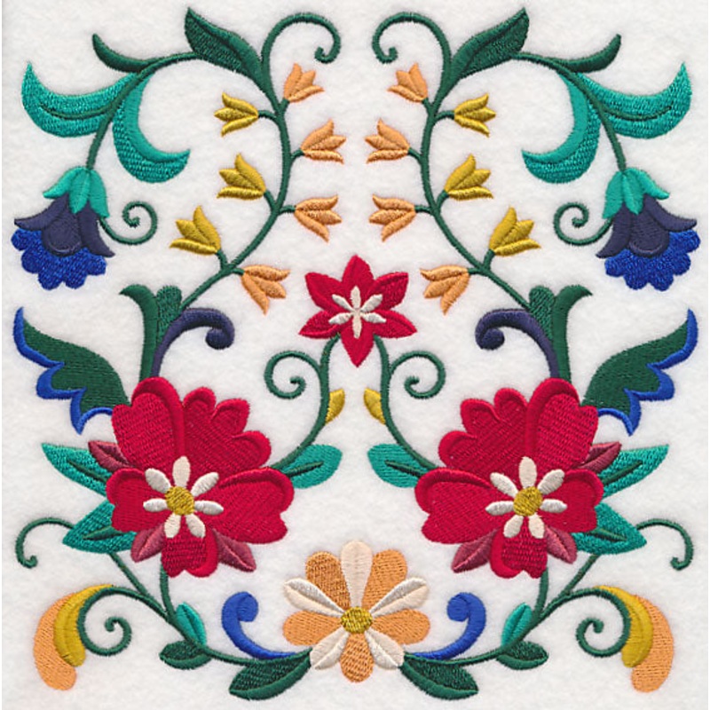 Sweet Symmetry Flower Square 2