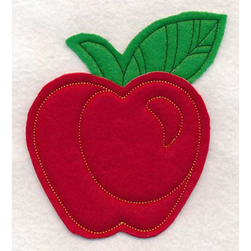 Apple (Crafty Cut Applique)|5.2″ x 4.69″ / 132.11mm x 119.25mm|3.64″ x 3.35″ / 92.49mm x 84.98mm|All Sizes