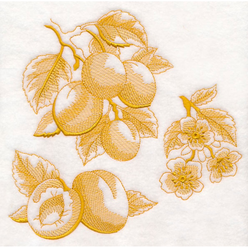 Apricot Botanical (Toile)|7.8″ x 7.8″ / 198.24mm x 198.07mm|6.91″ x 6.9″ / 175.39mm x 175.22mm|5.85″ x 5.85″ / 148.7mm x 148.55mm|4.85″ x 4.84″ / 123.14mm x 123.01mm|3.85″ x 3.85″ / 97.9mm x 97.75mm|All Sizes