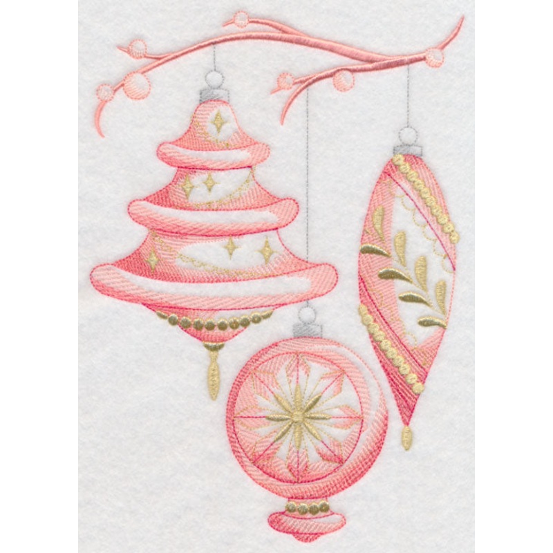 Christmas Boutique Ornaments (Toile)