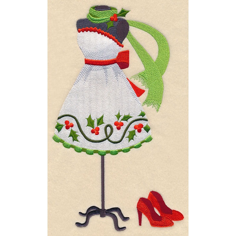 Christmas Fashionista Dress Form