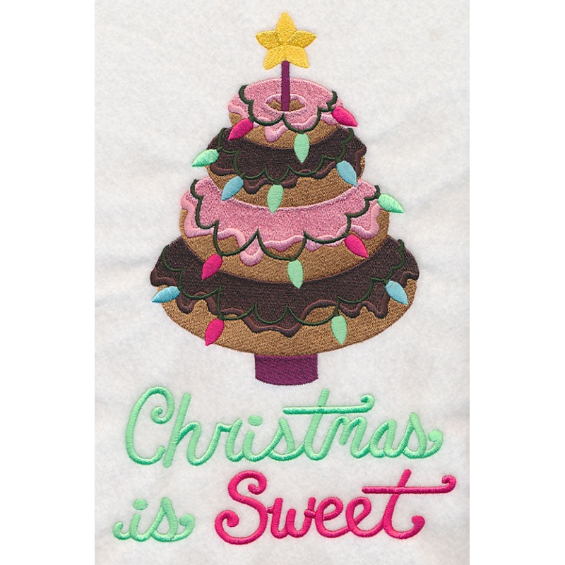 Christmas is Sweet Donut Tree|10.56″ x 6.9″ / 268.28mm x 175.33mm|8.97″ x 5.86″ / 227.8mm x 148.91mm|7.81″ x 5.1″ / 198.29mm x 129.64mm|6.87″ x 4.49″ / 174.45mm x 114.08mm|3.86″ x 2.54″ / 98.12mm x 64.5mm|All Sizes