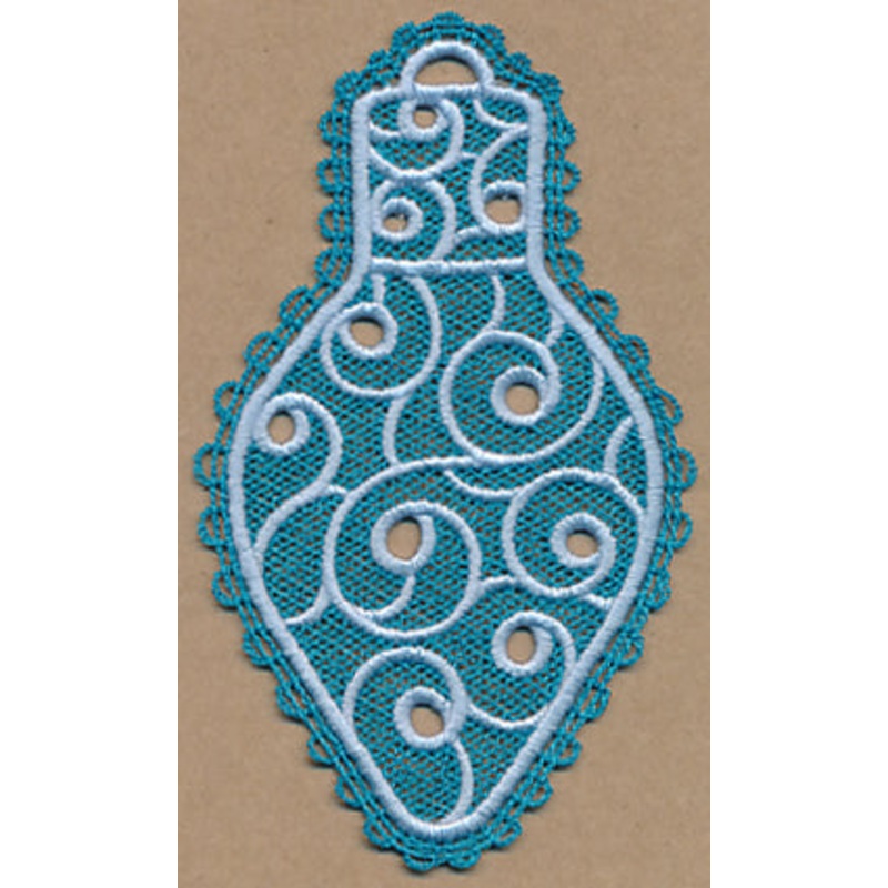 Christmas Light (Battenburg Lace with Rayon)