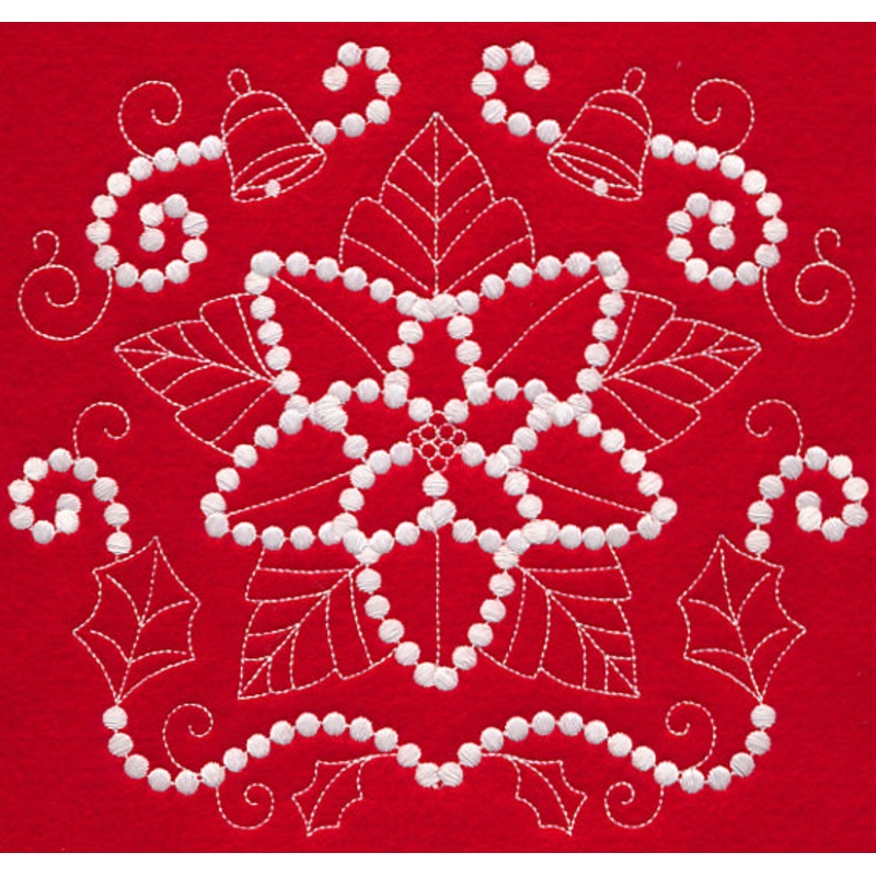 Christmas Poinsettia (Candlewicking)