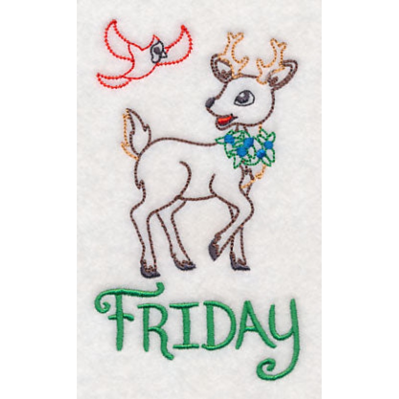 Christmas Reindeer – Friday (Vintage)