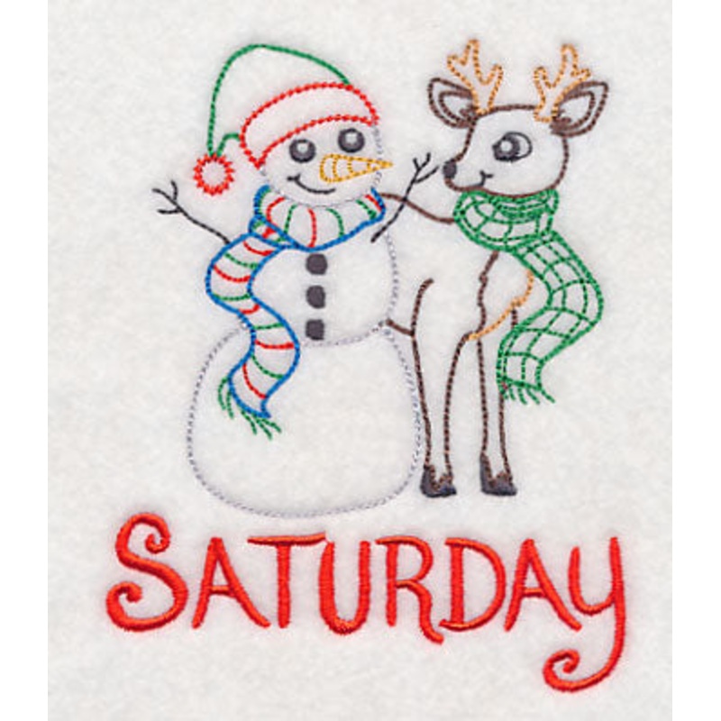 Christmas Reindeer – Saturday (Vintage)