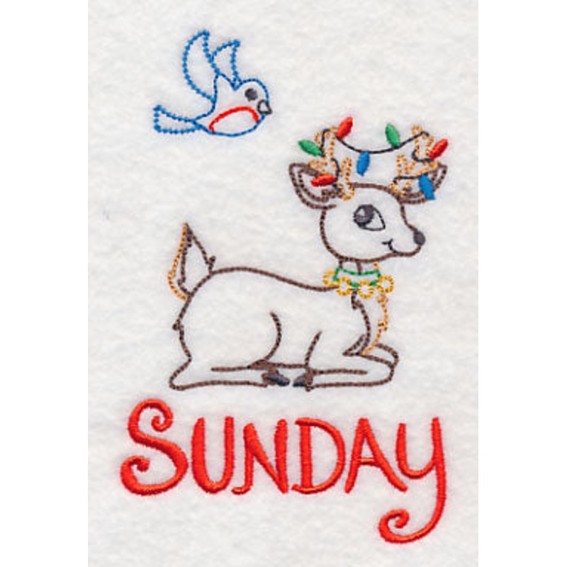 Christmas Reindeer – Sunday (Vintage)