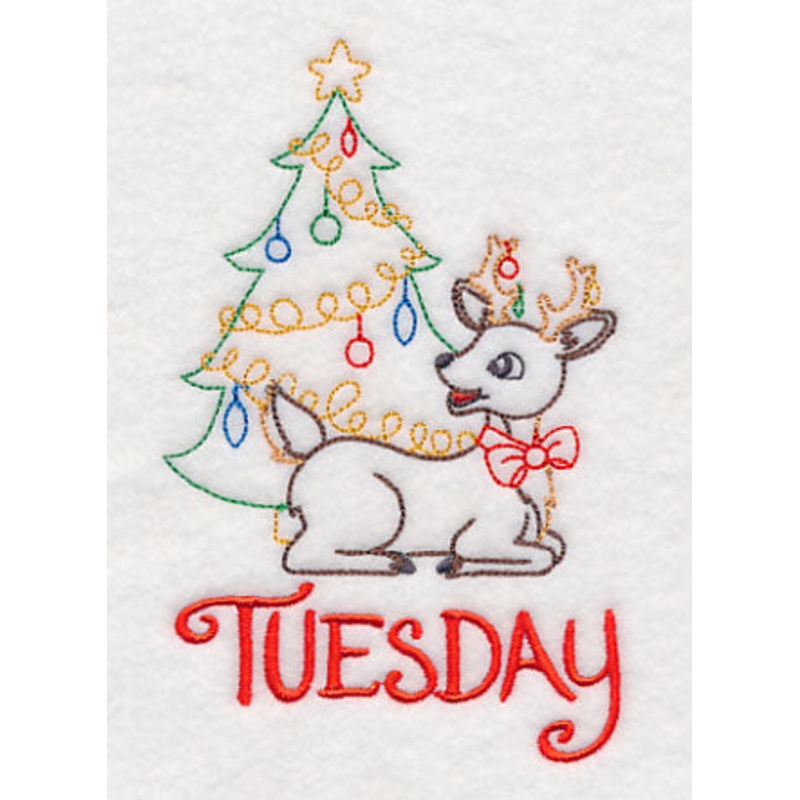 Christmas Reindeer – Tuesday (Vintage)