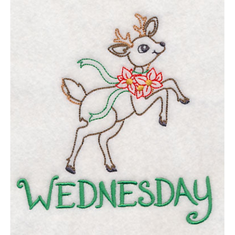 Christmas Reindeer – Wednesday (Vintage)