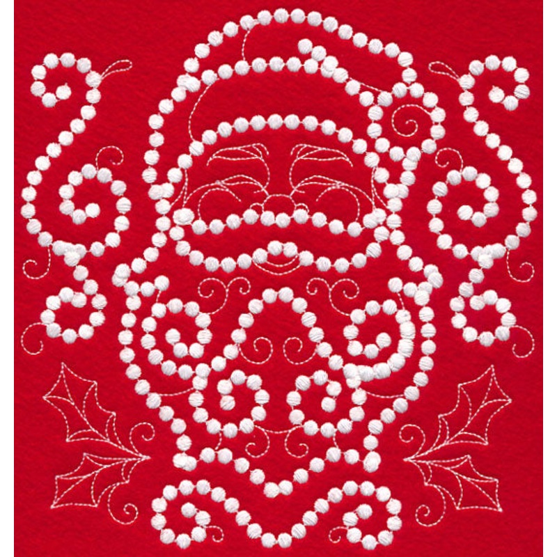 Christmas Santa (Candlewicking)