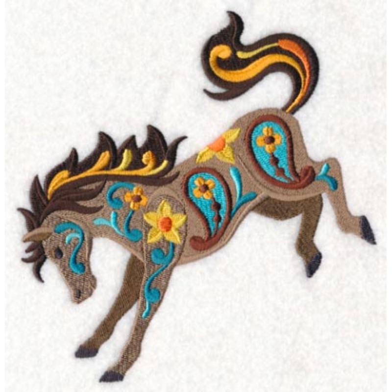 Flower Power Bucking Bronco|6.02″ x 5.86″ / 152.91mm x 148.84mm|4.97″ x 4.84″ / 126.24mm x 122.94mm|3.88″ x 3.78″ / 98.55mm x 96.01mm|All Sizes