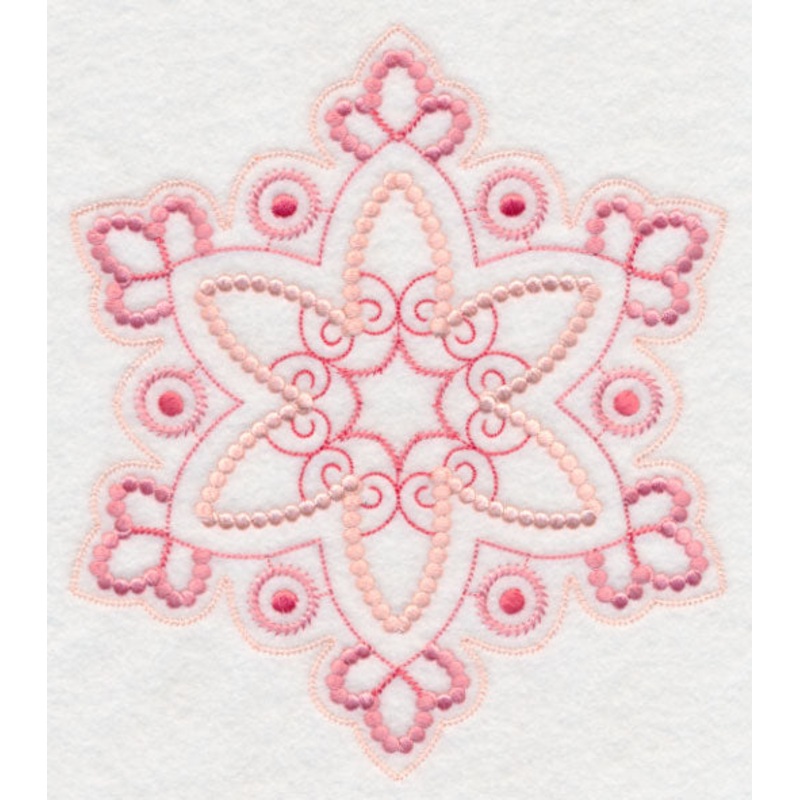 Spectacular Snowflake Fancy (Candlewicking)