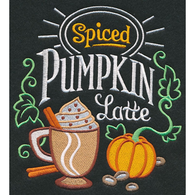 Spiced Pumpkin Latte Chalkboard