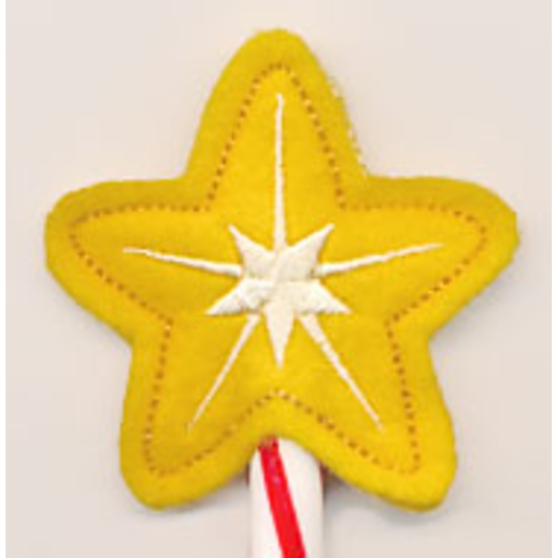 Star Topper (In-the-Hoop)|2.26″ x 2.34″ / 57.34mm x 59.34mm
