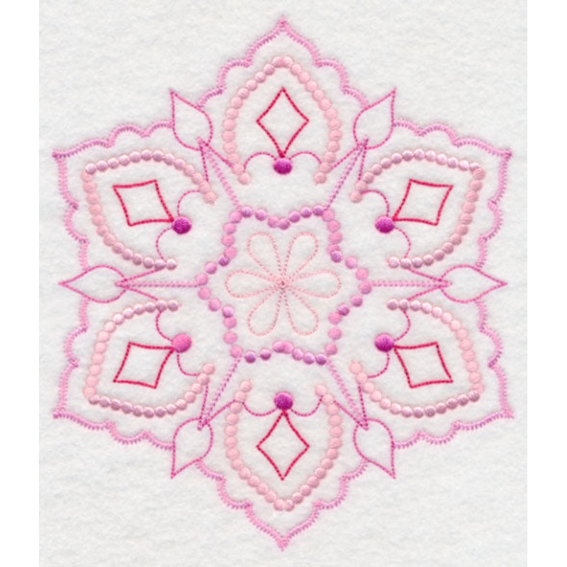 Stunning Snowflake Fancy (Candlewicking)