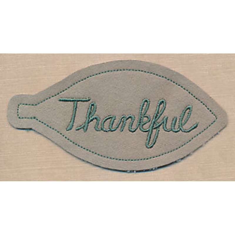 Thankful Leaf Tag (In-the-Hoop)