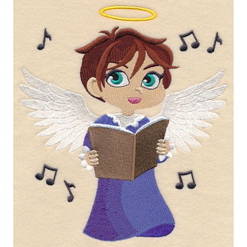 Christmas Chorus Angel with Song Book
