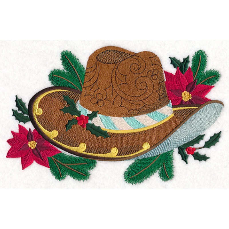 Cowboy Christmas Hat|5.86″ x 9.11″ / 148.84mm x 231.44mm|5.03″ x 7.79″ / 127.65mm x 197.93mm|4.45″ x 6.89″ / 112.97mm x 175.08mm|All Sizes