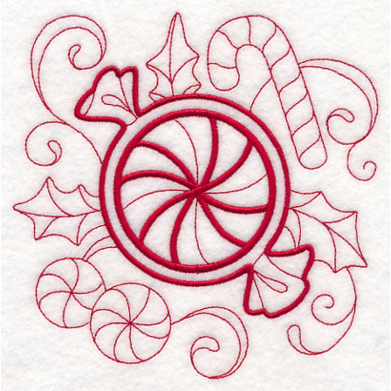 Doodle Peppermint Candy|5.85″ x 5.85″ / 148.68mm x 148.57mm|4.85″ x 4.85″ / 123.24mm x 123.2mm|3.85″ x 3.85″ / 97.72mm x 97.68mm|2.98″ x 2.98″ / 75.63mm x 75.61mm|All Sizes