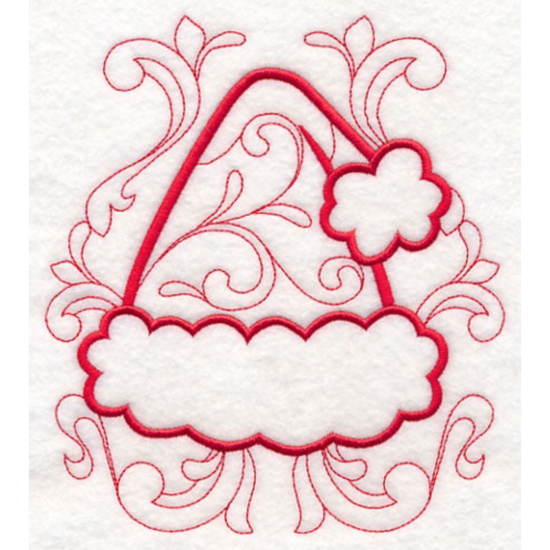 Doodle Santa Hat|6.57″ x 5.84″ / 166.93mm x 148.46mm|5.45″ x 4.85″ / 138.47mm x 123.22mm|3.85″ x 3.42″ / 97.78mm x 86.95mm|3″ x 2.67″ / 76.19mm x 67.7mm|All Sizes